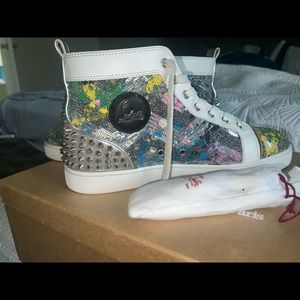 Multicolored Louboutin man size 45